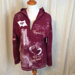 Virginia Tech Lightweight Hooded Sweat Jacket